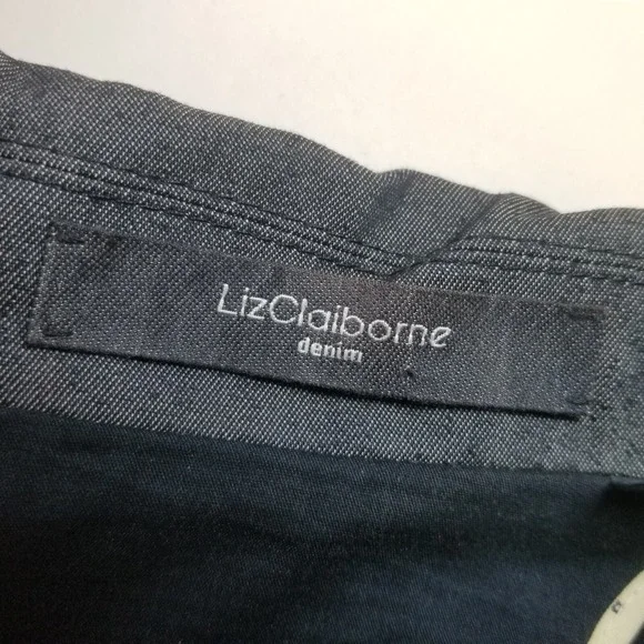 NWT Liz Claiborne Denim Jacket 3 Button Front Women Career 22W Stretch - Picture 4 of 13